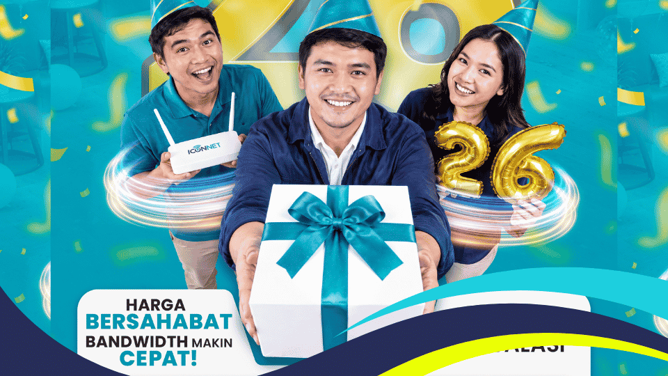 Promo ICONNET Oktober 2026: Rayakan HUT PLN Icon Plus ke-26, Internet hingga 150 Mbps dan Gratis Instalasi